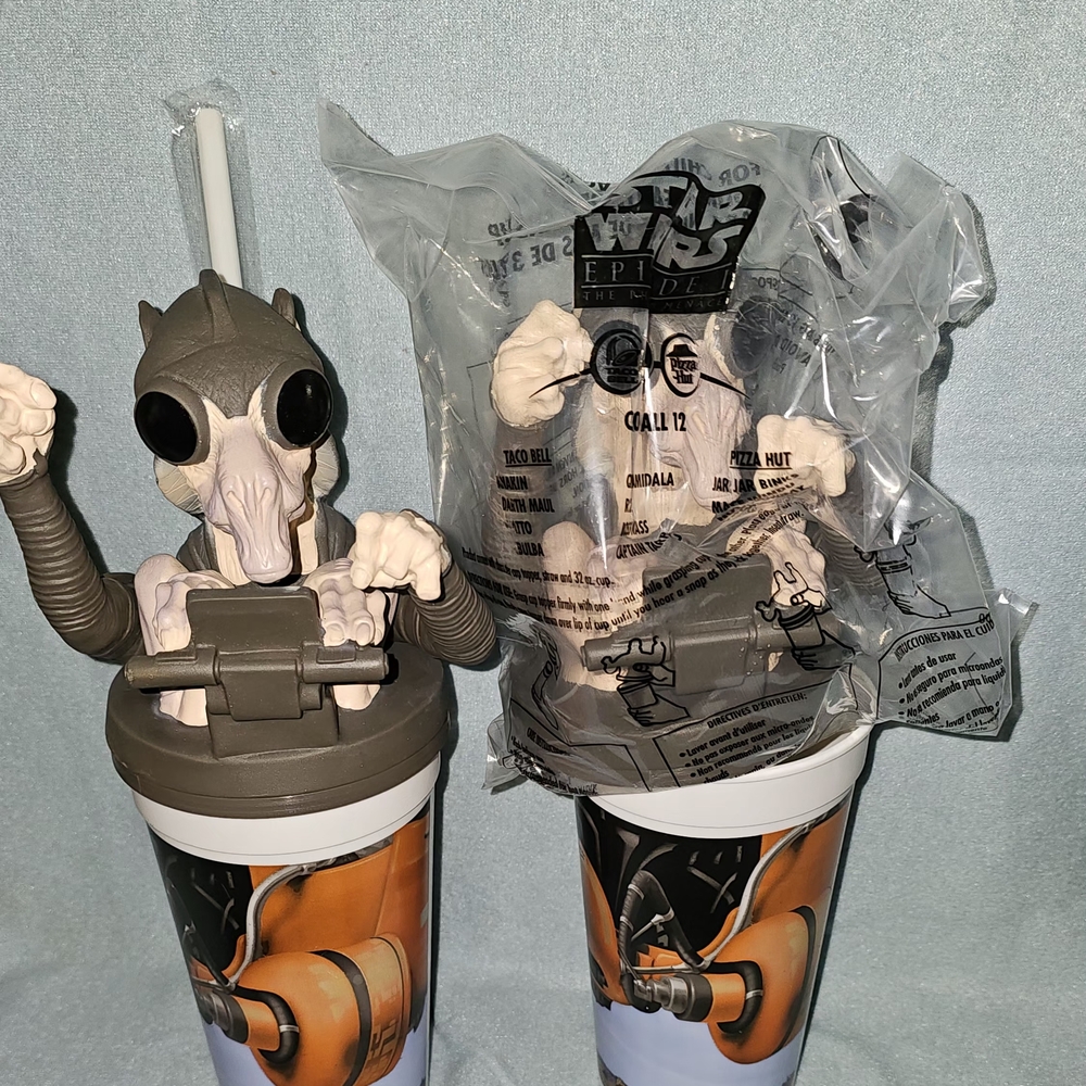 Star Wars Gray and White Character Tumbler Set